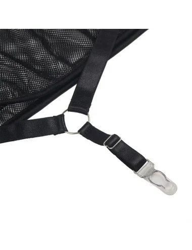 SUBLLIME - ABITO TRASPARENTE CON SCOLLO ALLACQUA NERO L/XL