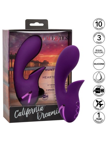 CALIFORNIA EXOTICS - STIMOLATORE HEARTBREAKER DI HUNTINGTON BEACH E VIOLA SUCKER DI CALIFORNIA DREAMING