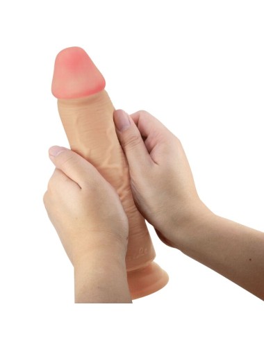 PRETTY LOVE - DILDO REALISTICO SERIE SLIDING SKIN CON VENTOSA SCORREVOLE DELLA PELLE FLESH 23