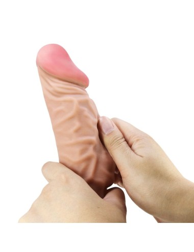 PRETTY LOVE - DILDO REALISTICO SLIDING SKIN SERIES CON VENTOSA SCORREVOLE DELLA PELLE FLESH 24 CM