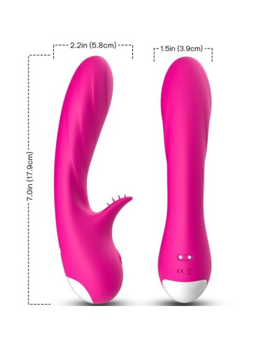 ARMONY - VIBRATORE ROMANCE CON STIMOLATORE FUCSIA