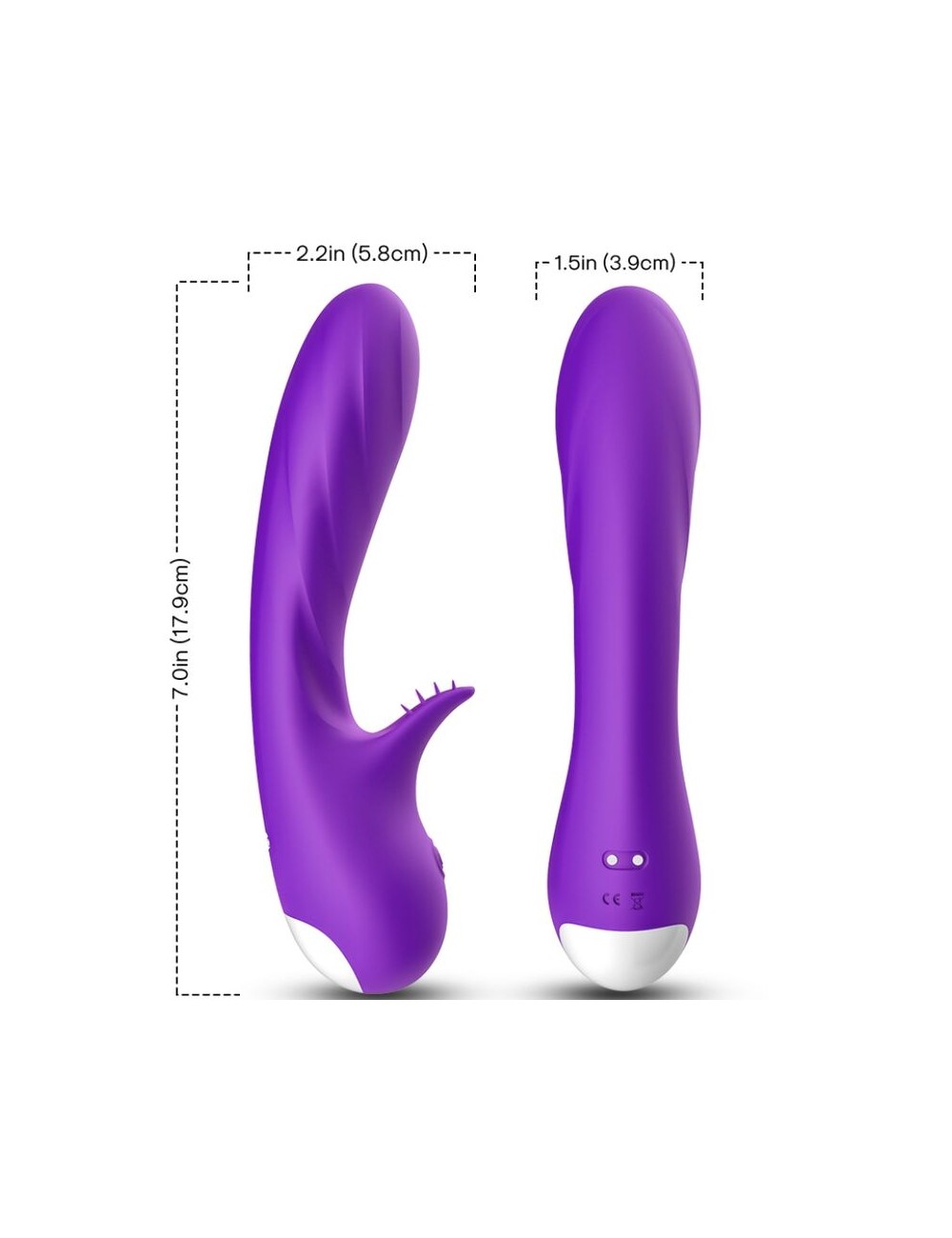 ARMONY - VIBRATORE ROMANCE CON STIMOLATORE VIOLA