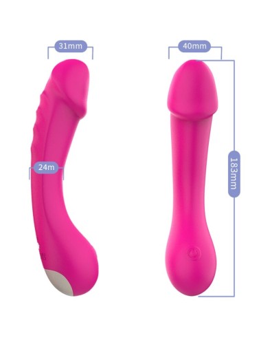 ARMONY - DILDO VIBRATORE G-SPOT IN SILICONE FUCSIA