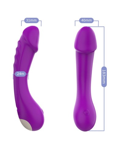 ARMONY - DILDO VIBRATORE G-SPOT IN SILICONE VIOLA
