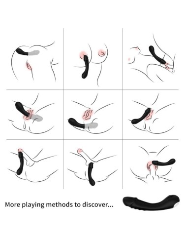 ARMONY - DILDO VIBRATORE G-SPOT IN SILICONE NERO