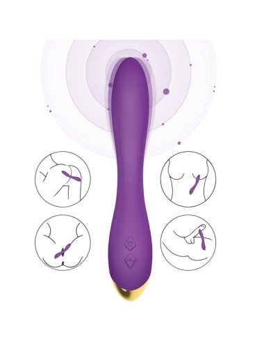 ARMONY - VIBRATORE FLAMINGO MULTIPOSIZIONE VIOLA