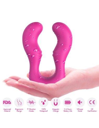 ARMONY - VIBRATORE SERAPH DOPPIO TELECOMANDO FUCSIA