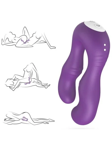 ARMONY - VIBRATORE SERAPH DOPPIO TELECOMANDO VIOLA