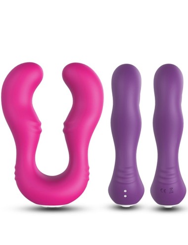 ARMONY - VIBRATORE SERAPH DOPPIO TELECOMANDO VIOLA