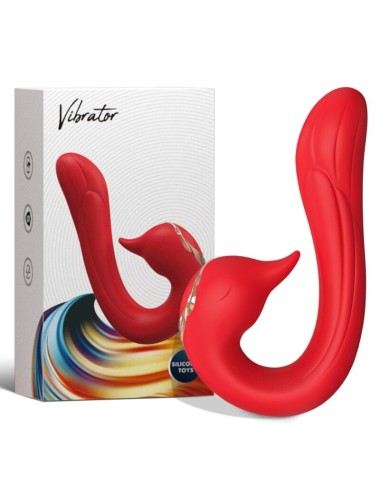ARMONY - VIBRATORE DELFIN MULTIPOSIZIONE ED EFFETTO CALORE ROSSO