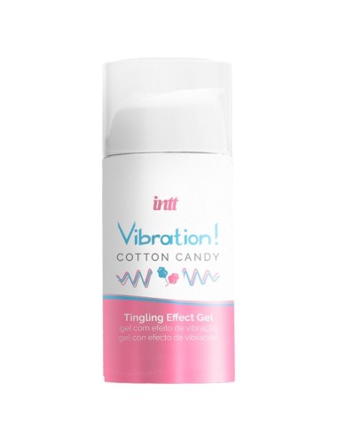 INTT - GEL LIQUIDO VIBRATORE POTENTE STIMOLANTE INTIMO PER ZUCCHERO DI COTONE 15 ML