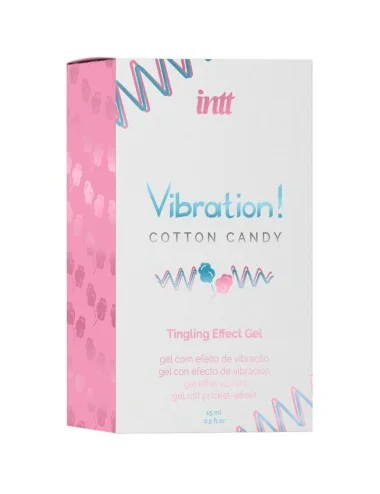 INTT - GEL LIQUIDO VIBRATORE POTENTE STIMOLANTE INTIMO PER ZUCCHERO DI COTONE 15 ML