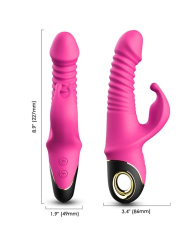 ARMONY - VIBRATORE ZING DILDO CONIGLIO FUCSIA