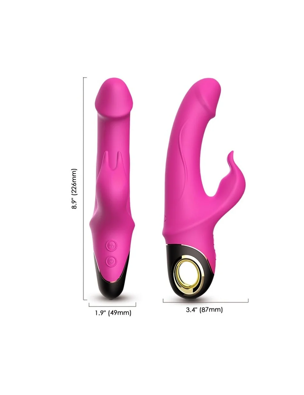 ARMONY - METEROR DILDO VIBRATORE RABBIT ROTATOR FUCSIA ARMONY - METEROR DILDO VIBRATORE RABBIT ROTATOR FUCSIA