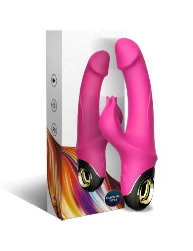 ARMONY - METEROR DILDO VIBRATORE RABBIT ROTATOR FUCSIA