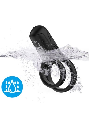 ARMONY - VIBRATORE DOPPIO ANELLO NERO