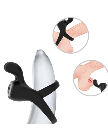 ARMONY - ANELLO VIBRATORE RABBIT NERO