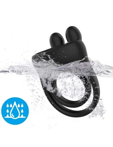 ARMONY - ANELLO VIBRATORE RABBIT NERO