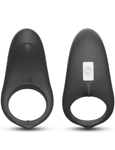 ARMONY - ANELLO VIBRATORE SHARK PER TELECOMANDO DI COPPIA NERO