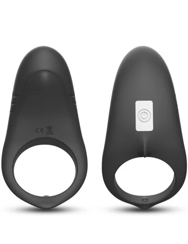 ARMONY - ANELLO VIBRATORE SHARK PER TELECOMANDO DI COPPIA NERO