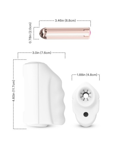 ARMONY - MASTURBATORE E VIBRATORE MAESTRO BIANCO