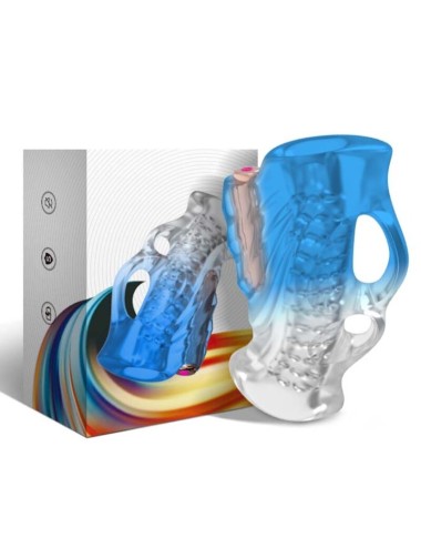 ARMONY - DITO MASTURBATORE E VIBRATORE BLU GRADIENTE