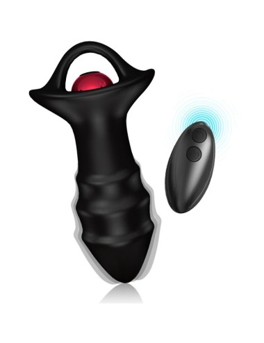 ARMONY - VIBRATORE A DITA KYLIN E TELECOMANDO CON PRESA ANALE NERO