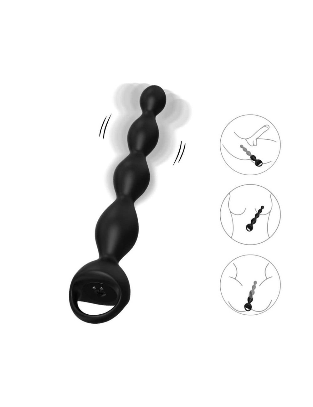 ARMONY - PLUG ANALE VIBRATORE FINGER NERO