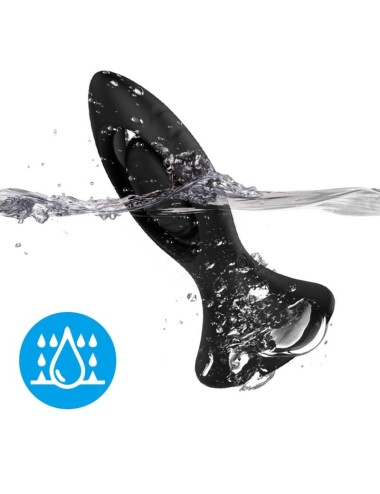 ARMONY - VIBRATORE E PLUG ANALE IN SILICONE NERO