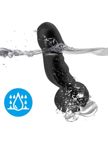 ARMONY - VIBRATORE DILDO E TELECOMANDO PLUG ANALE NERO