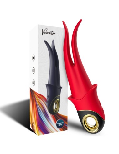 ARMONY - VIBRATORE OMBRA DOPPIA TESTA ROSSO