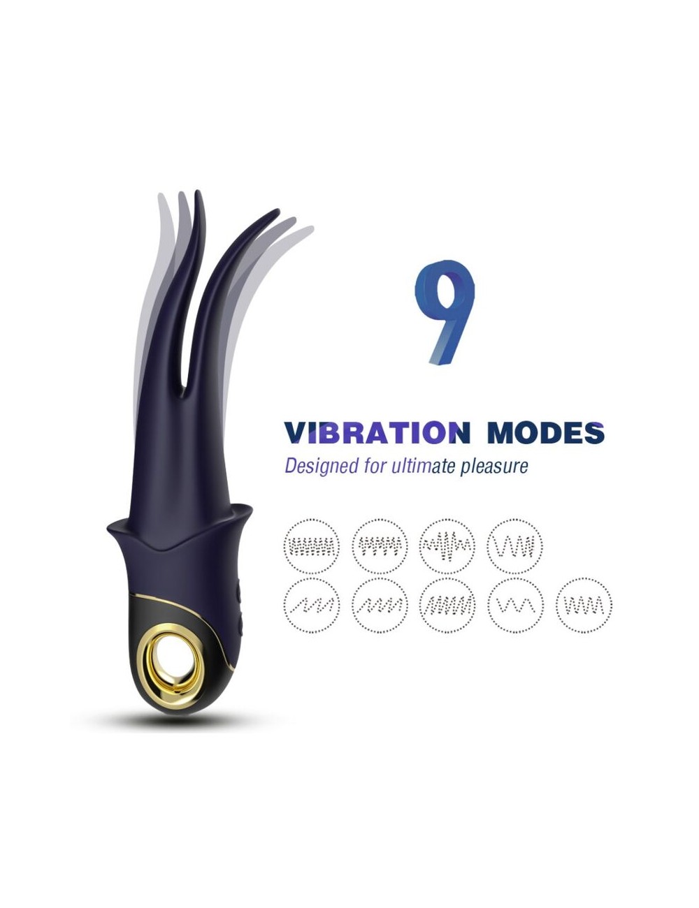 ARMONY - VIBRATORE OMBRA DOPPIA TESTA TEASING BLU ARMONY - VIBRATORE OMBRA DOPPIA TESTA TEASING BLU