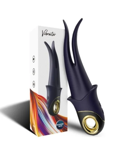 ARMONY - VIBRATORE OMBRA DOPPIA TESTA TEASING BLU