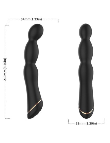 ARMONY - VIBRATORE BAMBU REGOLABILE NERO