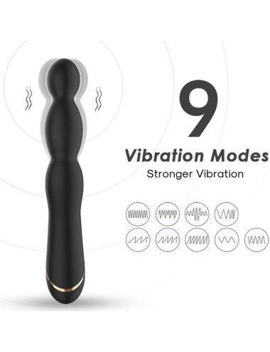ARMONY - VIBRATORE BAMBU REGOLABILE NERO