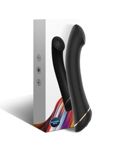 ARMONY - VIBRATORE FALT TESTA IN SILICONE NERO