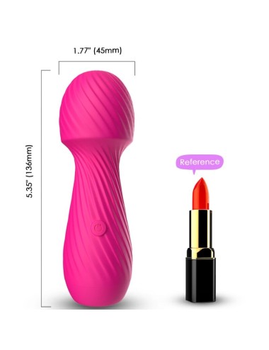 ARMONY - MASSAGGIATORE DAZZLE E VIBRATORE PICCOLO FUCSIA