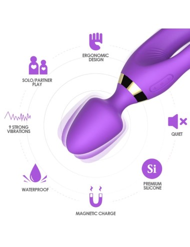 ARMONY - MASSAGGIATORE E VIBRATORE RABBIT VIOLA