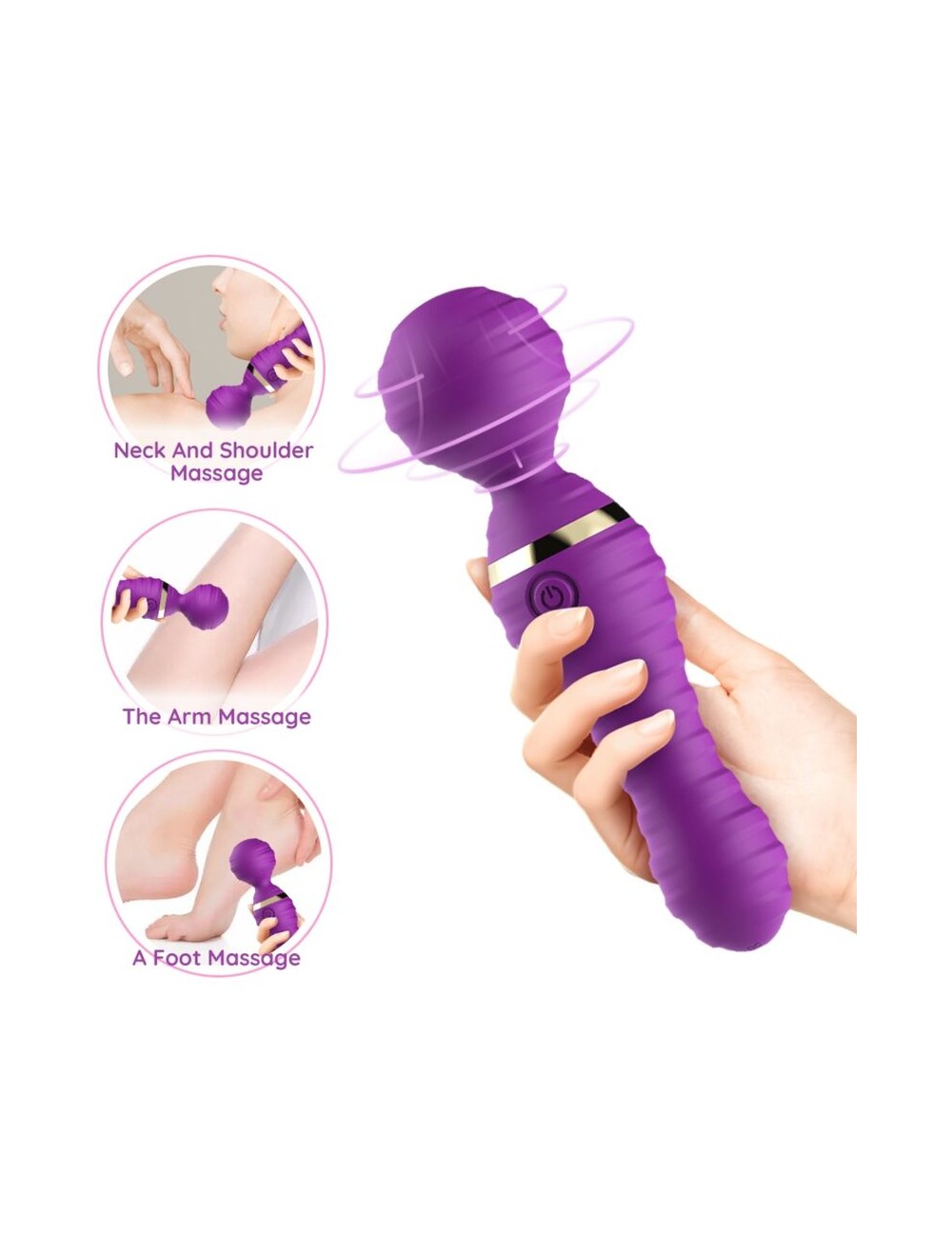 ARMONY - MASSAGGIATORE E VIBRATORE FREEDO PICCOLO VIOLA