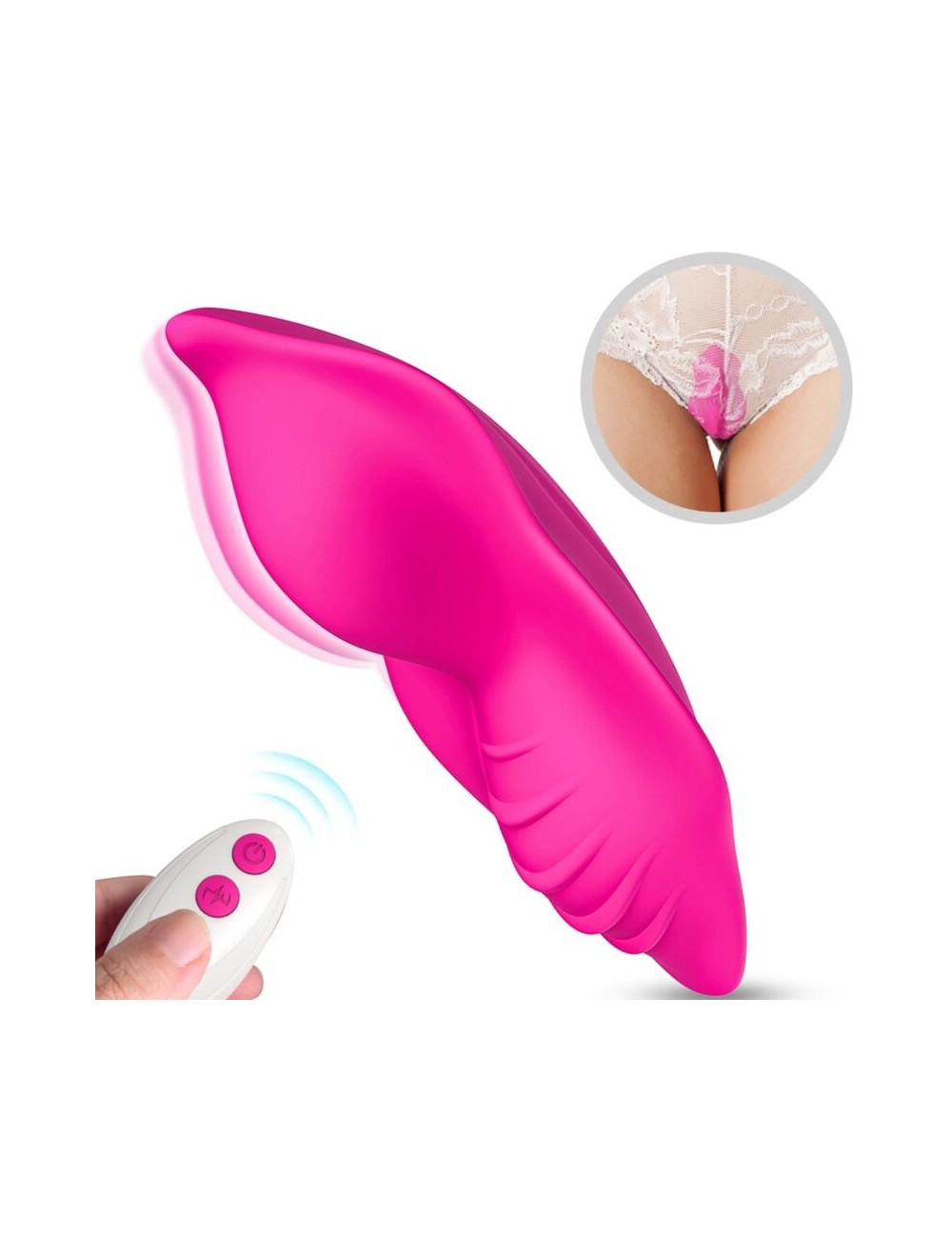 ARMONY - WHISPER SLIP INDOSSABILE VIBRATORE TELECOMANDO FUCSIA