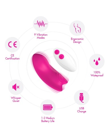 ARMONY - MUTANDINA INDOSSABILE CON VIBRATORE TELECOMANDO BUTTERFLY ROSA