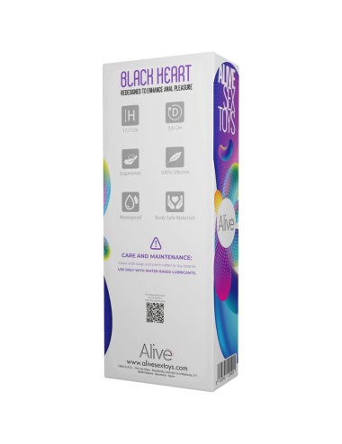 ALIVE - STIMOLATORE ANALE BLACK HEART TEAL