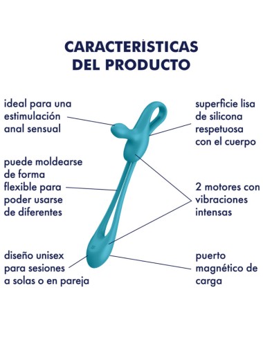 SATISFYER - PLUG & PLAY 1 MULTIVIBRATORE FLESSIBILE