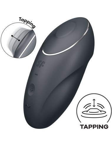 SATISFYER - TAP & CLIMAX 1 VIBRATORE LAY-ON NERO
