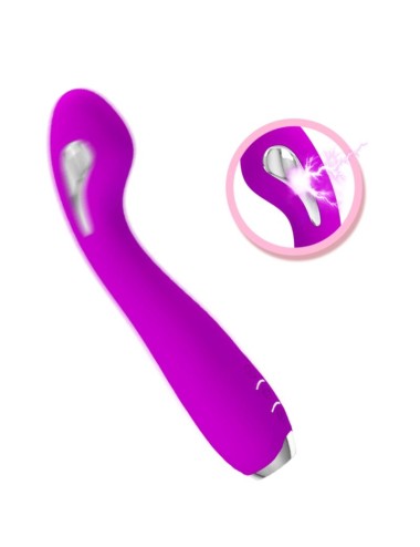 PRETTY LOVE - VIBRATORE ELETTROSHOCK RICARICABILE HECTOR IMPERMEABILE VIOLA
