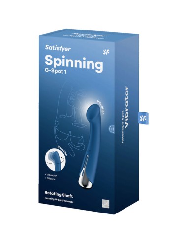 SATISFYER - SPINNING G-SPORT 1 VIBRATORE ROTATORE BLU