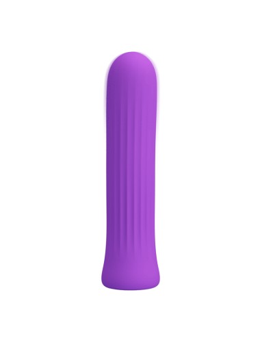 PRETTY LOVE - VIBRATORE STIMOLATORE BLANCHE LILLA