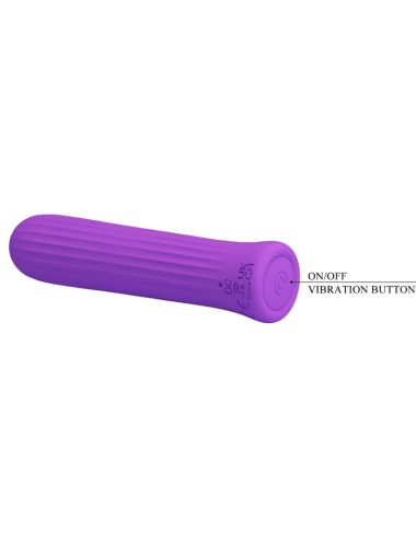 PRETTY LOVE - VIBRATORE STIMOLATORE BLANCHE LILLA