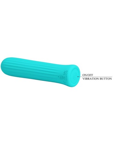 PRETTY LOVE - VIBRATORE STIMOLATORE BLANCHE BLU