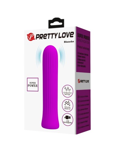 PRETTY LOVE - VIBRATORE STIMOLATORE ROSA BLANCHE